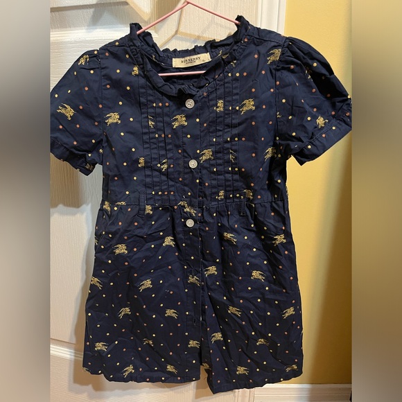 Burberry one piece button down Girls dress - Picture 1 of 3